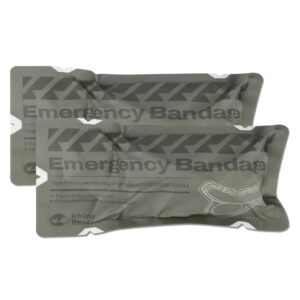 6 Inch Pressure Emergency Bandage, Rhino Rescue Compression Trauma Wound Dressing, Medical Combat First Aid Kit IFAK Supplies