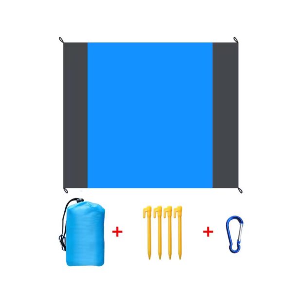 200*210cm Sandproof Beach Blanket Waterproof Beach Mat Portable Lightweight Picnic Blanket Camping Mat For Travel Hiking Sports